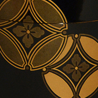 遠州好 時代七宝蒔絵 雪吹棗